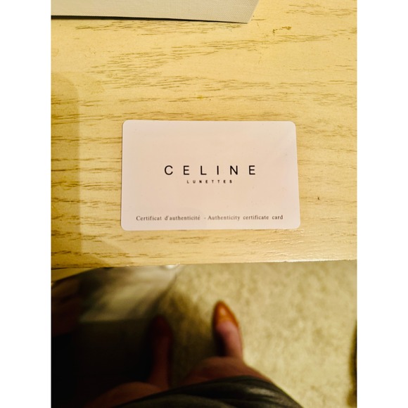 Celine Tortoise Cat Eye Sunglasses Brown Gradient Lens Designer Eyewear - Picture 12 of 15